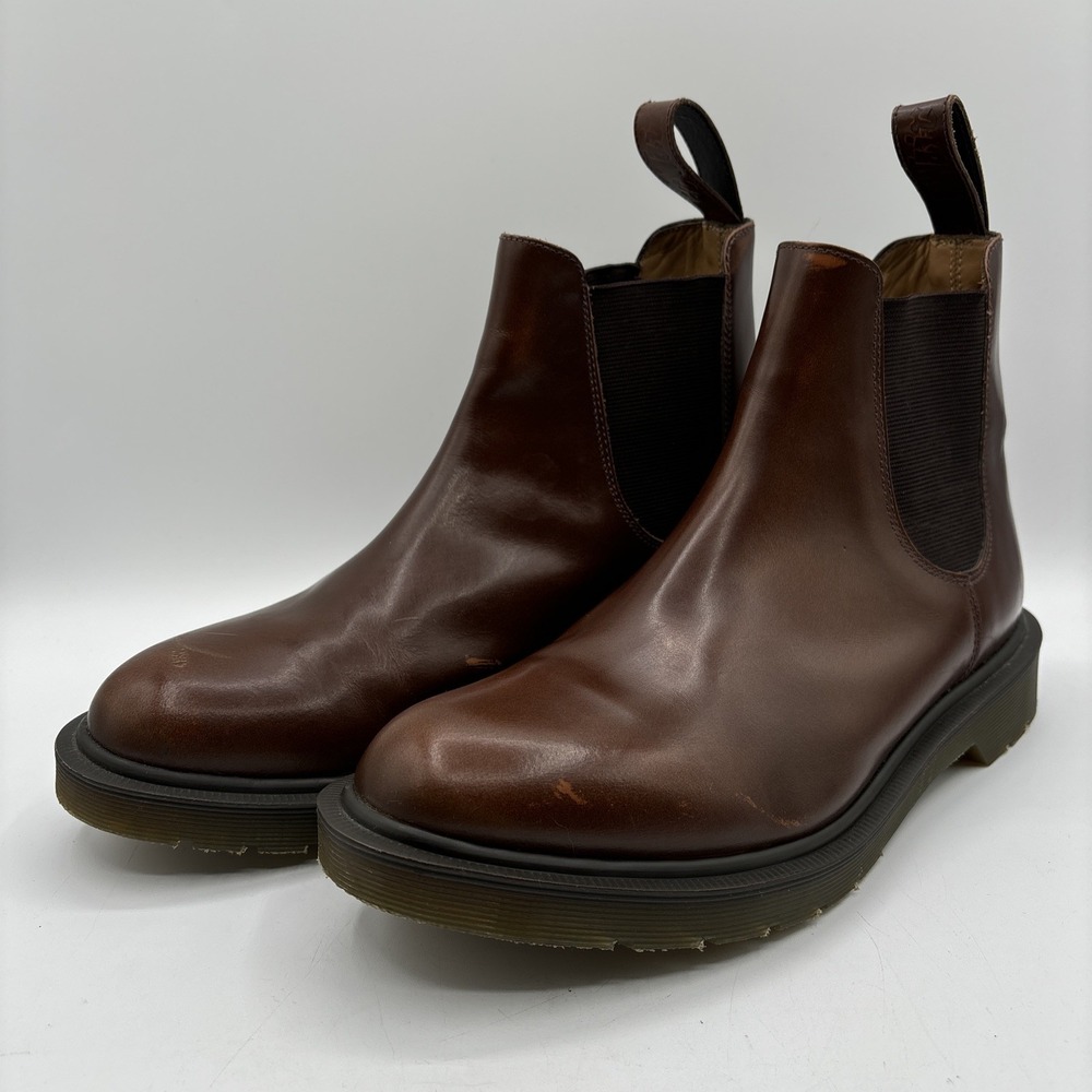 Dr Martens Graeme Tan Boanil Brush Boots Men's Size 7 Chelsea Style 16729220